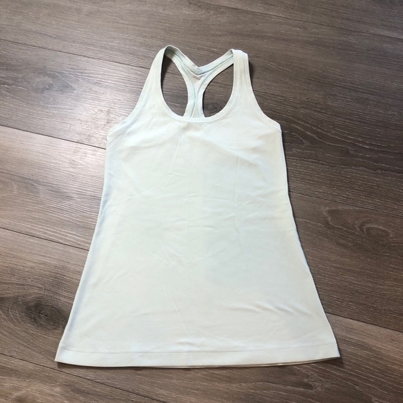 Lululemon Cool Racerback II Ocean Mist Womens Size Small Athletic Tank - Picture 2 of 8